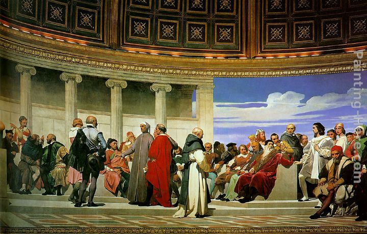 Hemicycle of the Ecole des Beaux-Arts painting - Paul Delaroche Hemicycle of the Ecole des Beaux-Arts art painting